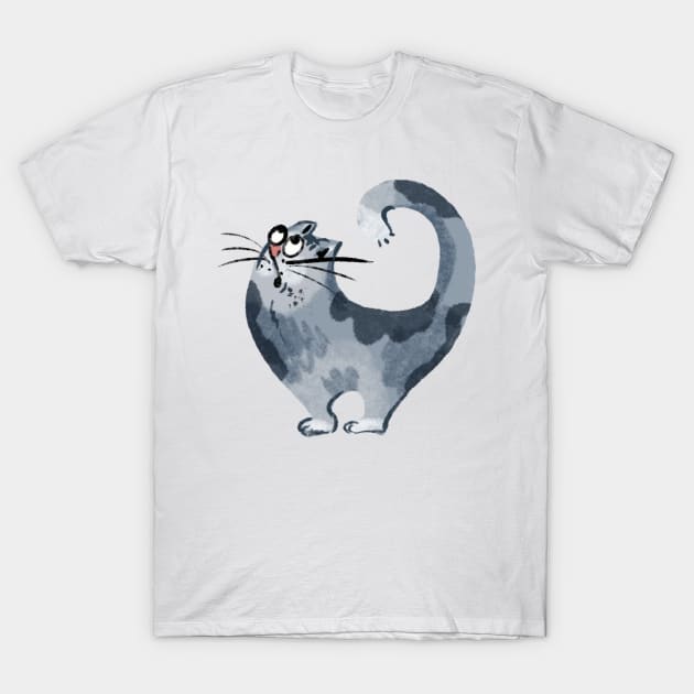 Cat funny T-Shirt by pimkie